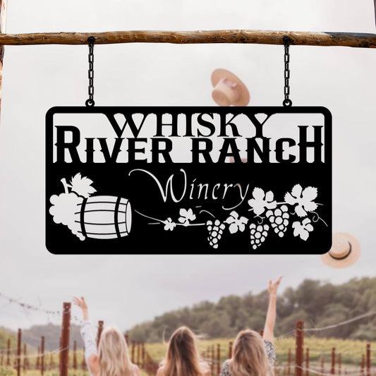 🍷 Elevate Your Vineyard & Winery with Bespoke Metal Signage ✨