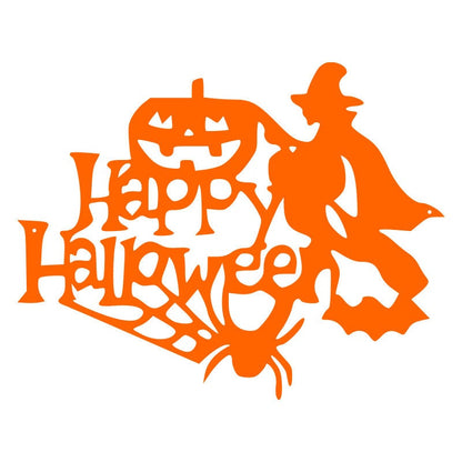 Happy Halloween Sign, Metal Sign, Haunted House Sign, Scary Sign, Spooky Sign