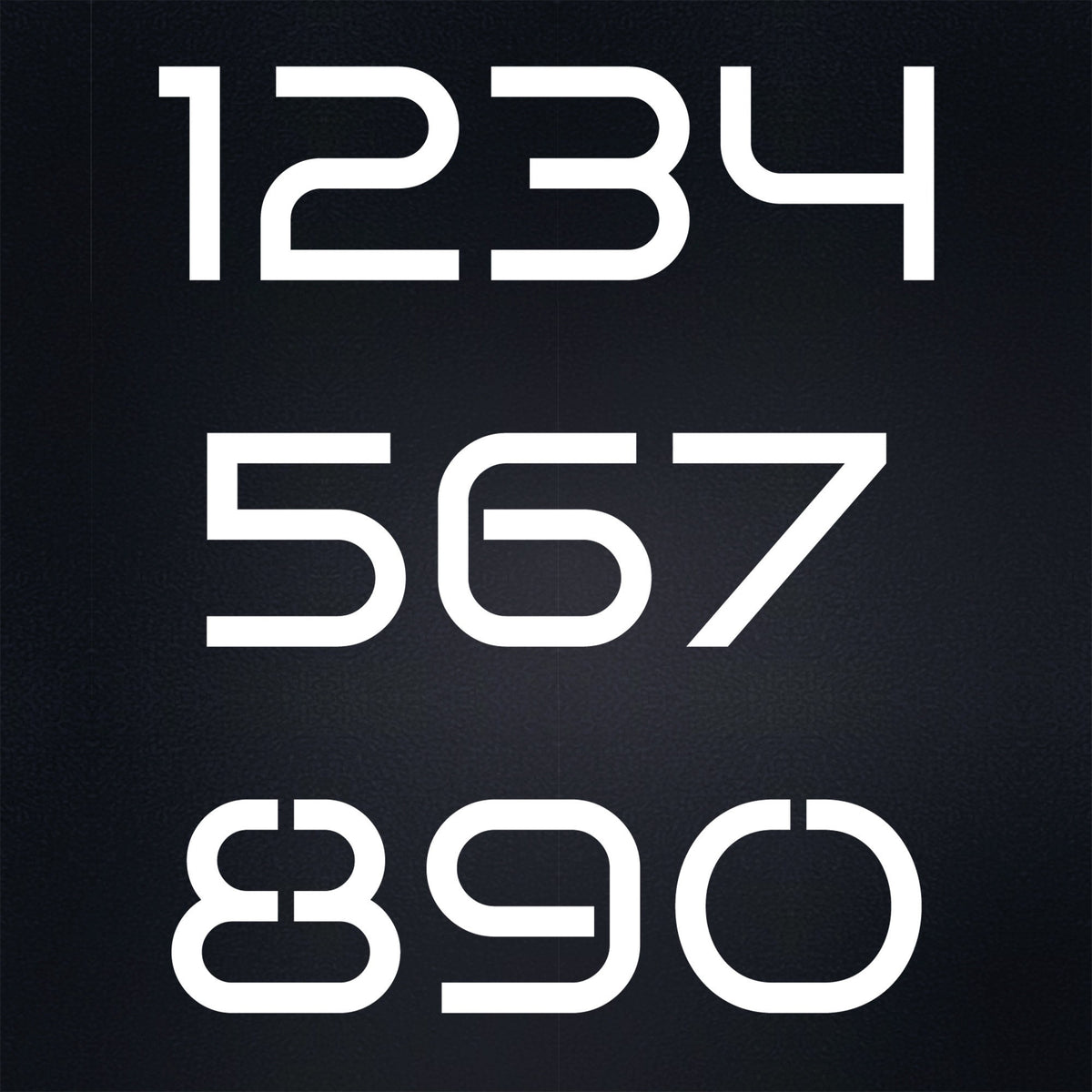 Custom Metal House Number Sign, Vertical or Horizontal, 16 Gauge Steel