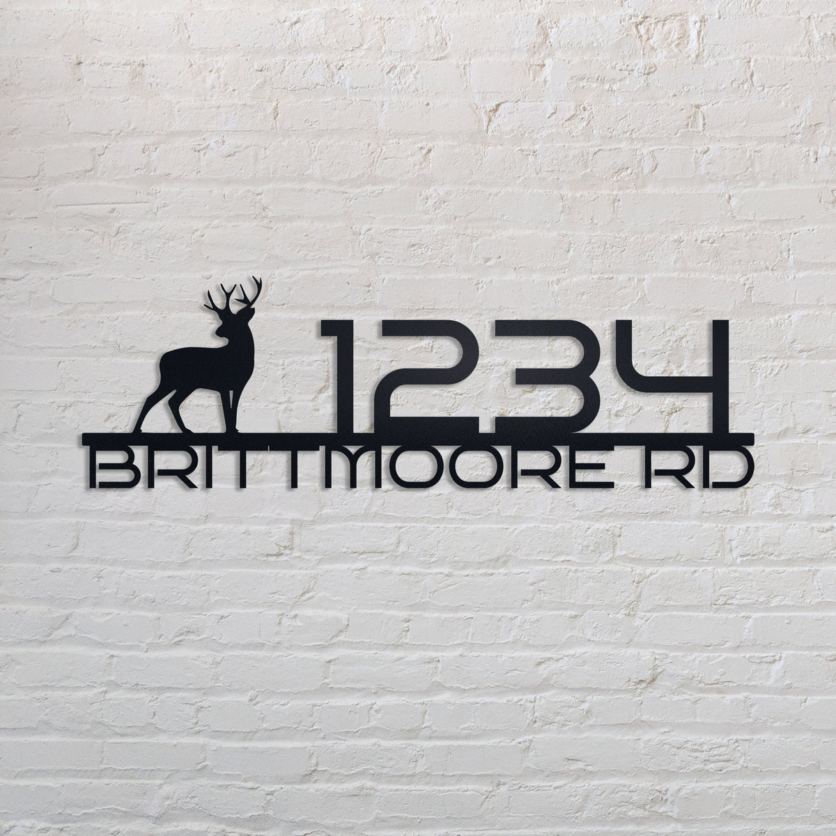 Custom Metal Address Sign, House Numbers Plaque, Housewarming Gift