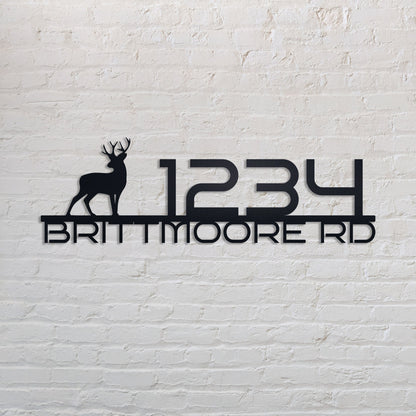 Custom Metal Address Sign, House Numbers Plaque, Housewarming Gift