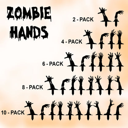 Metal Zombie Hands Stake, Halloween Yard Decoration