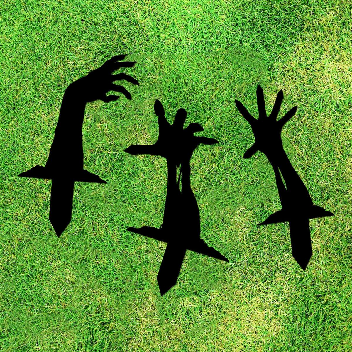 Metal Zombie Hands Stake, Halloween Yard Decoration