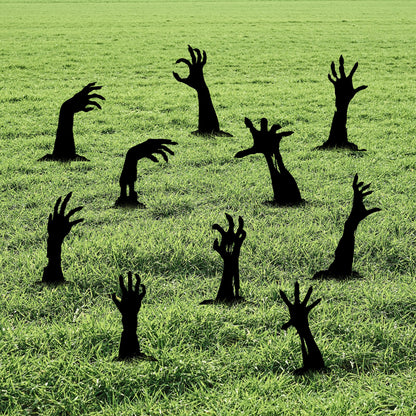 Metal Zombie Hands Stake, Halloween Yard Decoration