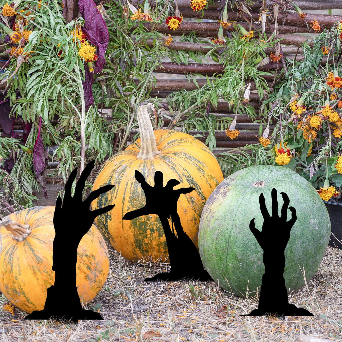 Metal Zombie Hands Stake, Halloween Yard Decoration