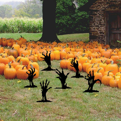 Metal Zombie Hands Stake, Spooky Halloween Yard Decor, 16-Inch