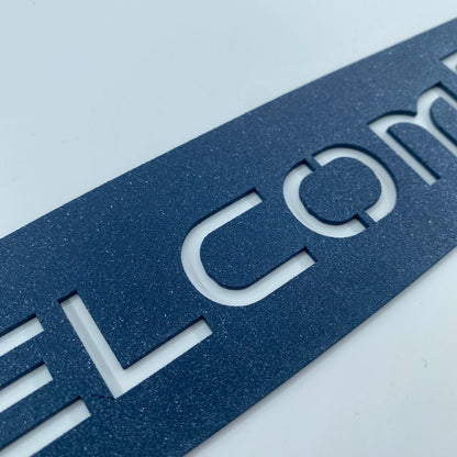 Custom Metal Address Sign, 16 Gauge Steel House Numbers