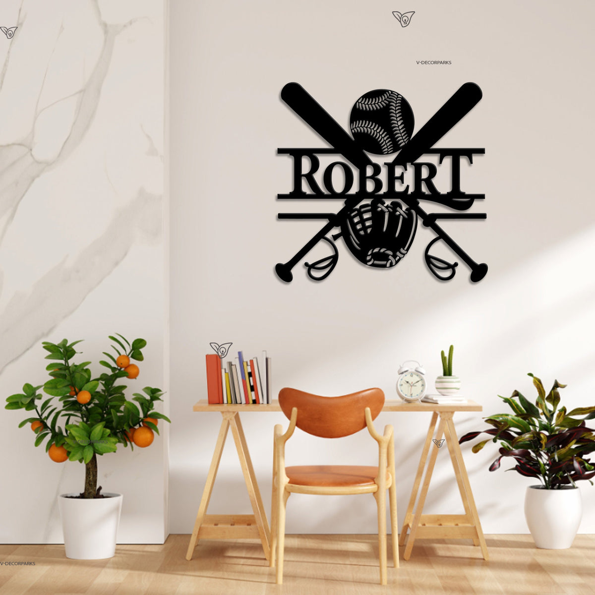 Custom Baseball Metal Sign with LED Lights, Baseball Wall Decor, Baseball Player Gift, Baseball Player Name Sign, Birthday Gift for Him