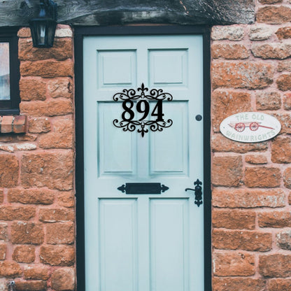 Custom Metal House Numbers, Steel Address Sign, Housewarming Gift