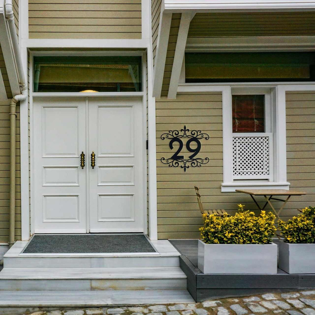 Custom Metal House Numbers, Steel Address Sign, Housewarming Gift