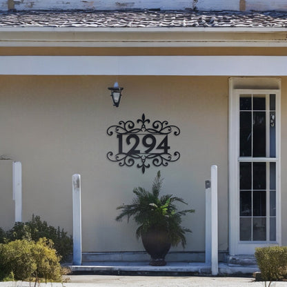 Custom Metal House Numbers, Steel Address Sign, Housewarming Gift