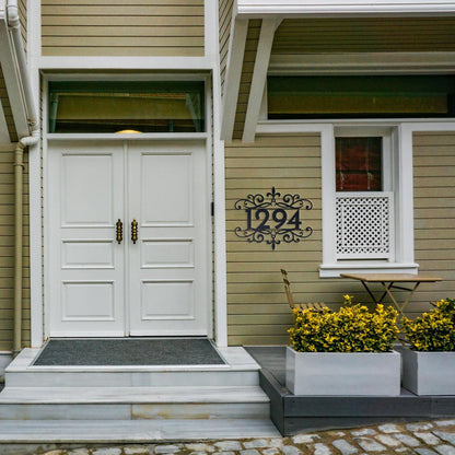 Custom Metal House Numbers, Steel Address Sign, Housewarming Gift