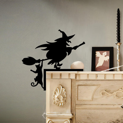 Metal Halloween Corner Sign, Door Decor, Holiday Decorations