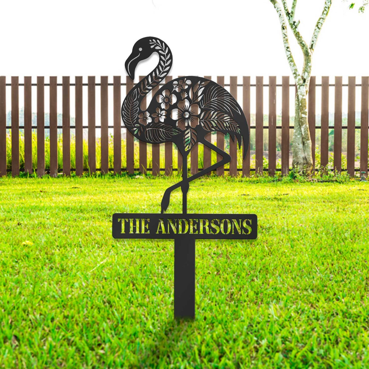 Personalized Pink Flamingo Sign, Custom Flamingo Metal Sign, Pool Sign, Beach House Gifts, Housewarming Gift, Flamingo Decor, Garden Decor