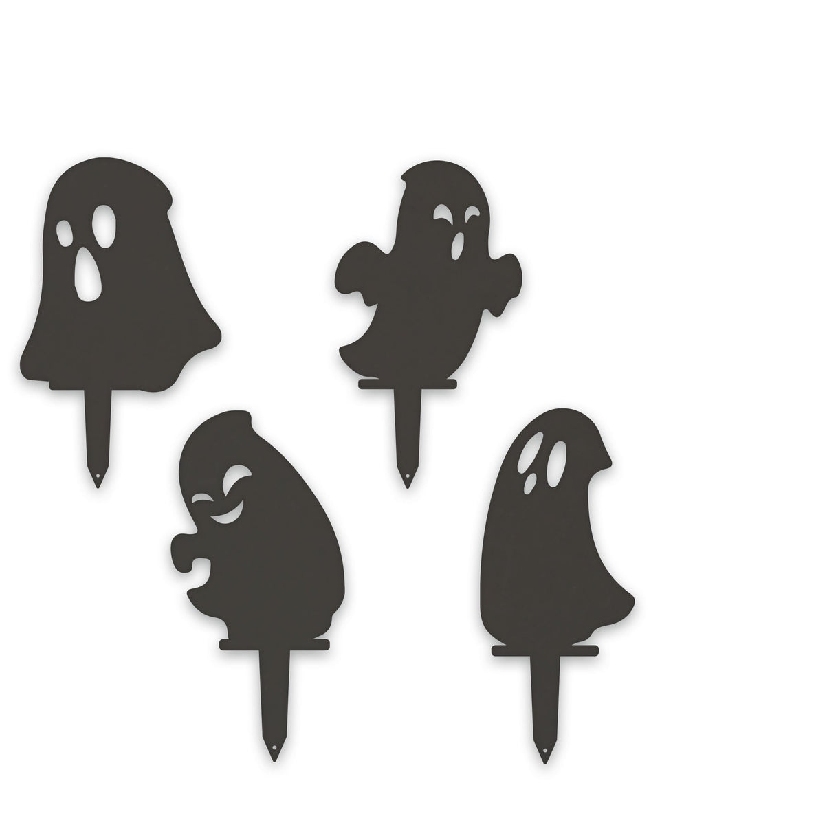 Halloween 4 Little Ghost Yard/ Garden Stakes