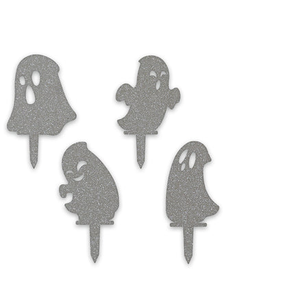 Halloween 4 Little Ghost Yard/ Garden Stakes