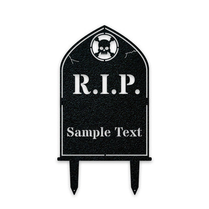 HALLOWEEN Personalized RIP Grave Marker Yard Stake