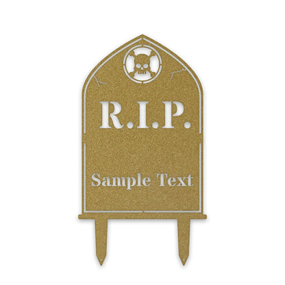 HALLOWEEN Personalized RIP Grave Marker Yard Stake
