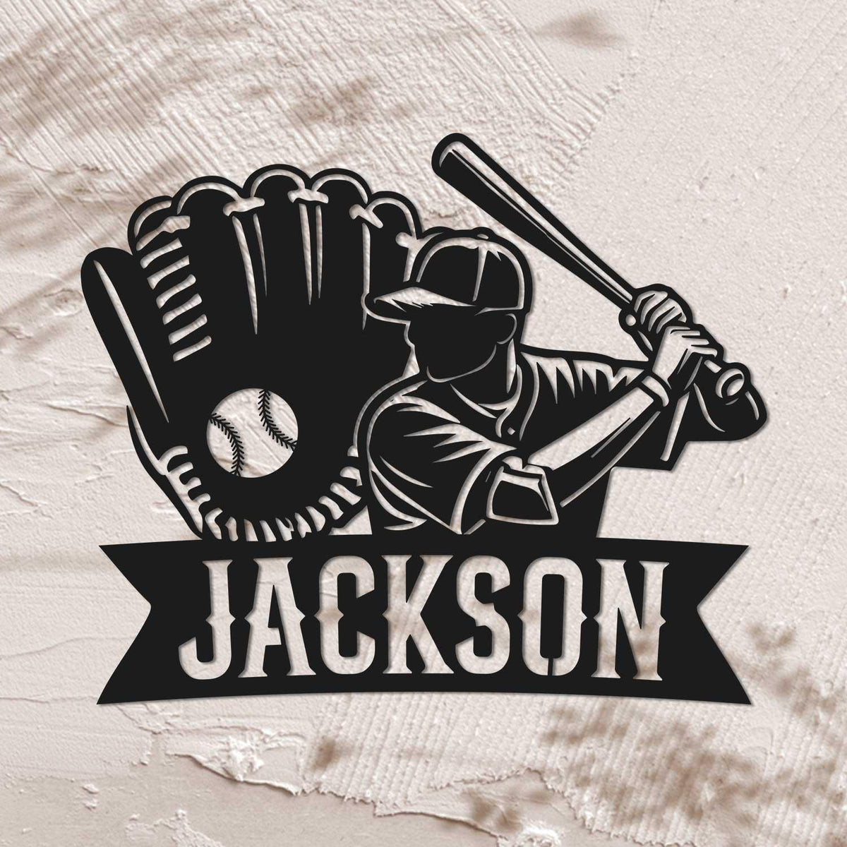 Custom Baseball Player Metal Sign with led lights, Softball Metal Sign, Gifts for Baseball Player, Ideal for Home Decor , Gift For Him