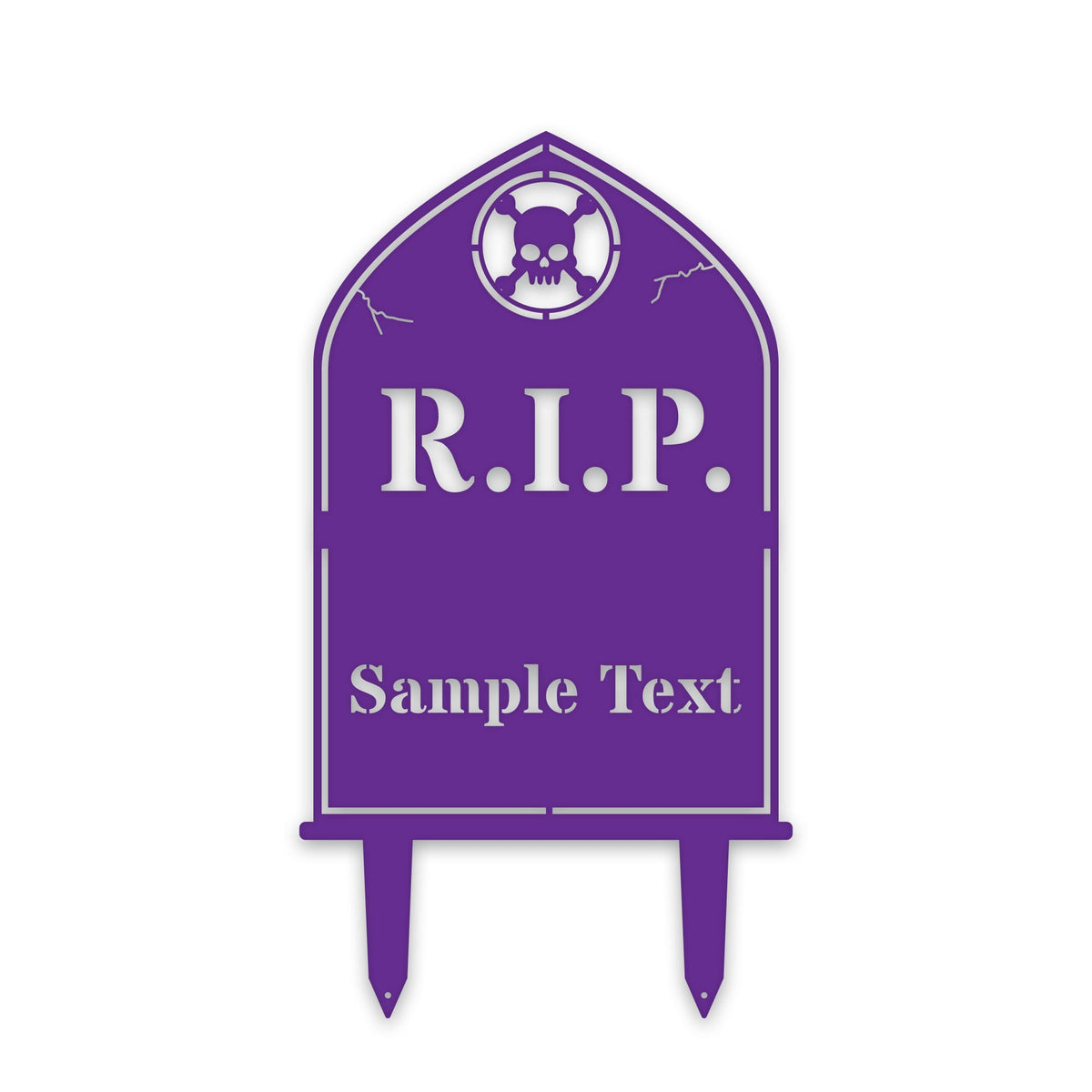HALLOWEEN Personalized RIP Grave Marker Yard Stake