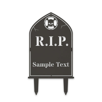 HALLOWEEN Personalized RIP Grave Marker Yard Stake