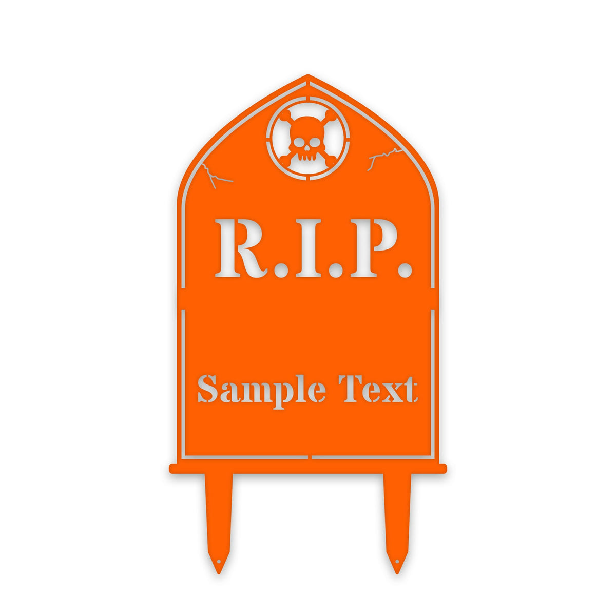 HALLOWEEN Personalized RIP Grave Marker Yard Stake