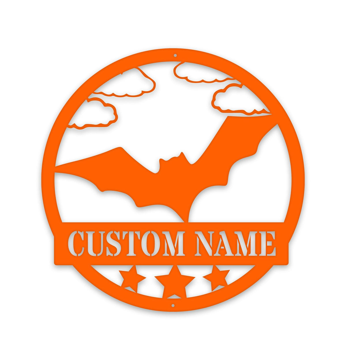 Bat Monogram,   Metal Name Sign, Black, Halloween Decor, Halloween, Bats, Outdoor Sign, Door Sign, Wall Art