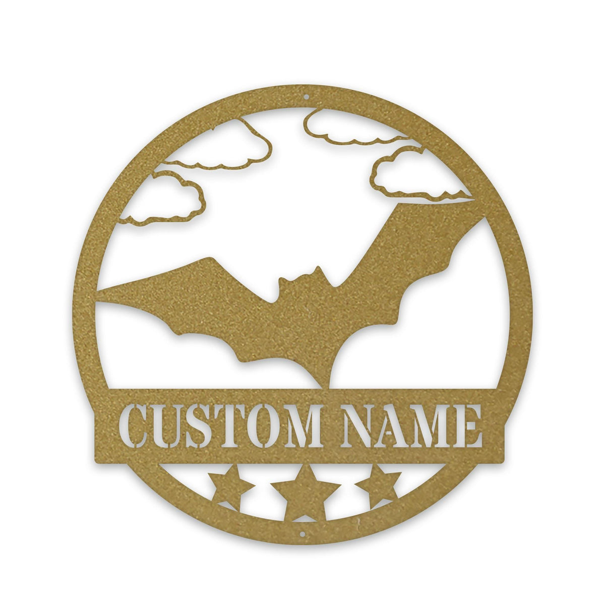 Bat Monogram,   Metal Name Sign, Black, Halloween Decor, Halloween, Bats, Outdoor Sign, Door Sign, Wall Art