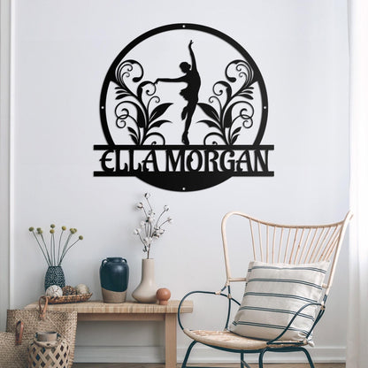 Custom Girl Figure Skating Metal Sign Led Light, Personalized Figure Skater Sign Wall Art Decor, Sports Sign, Xmas Birthday Ice Skater Gifts