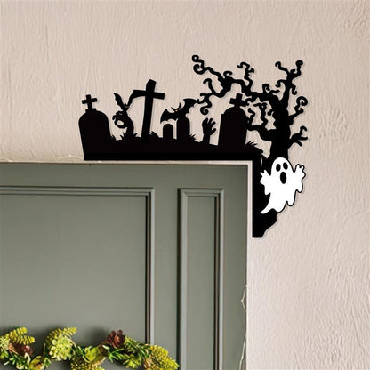 Halloween Metal Corner Sign, Holiday Decorations