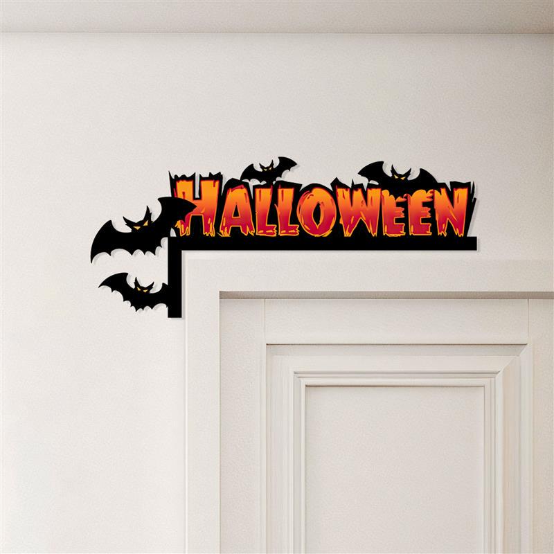 Halloween Metal Corner Sign, Holiday Decorations