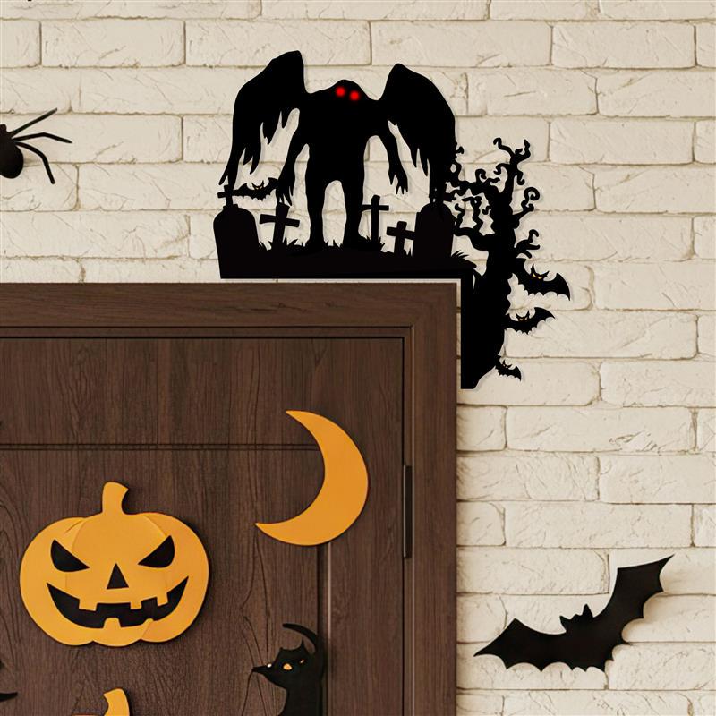 Mothman Metal Sign, Halloween Door Corner Decor