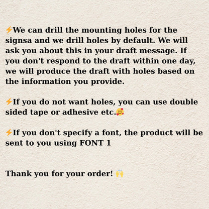 Custom Metal Numbers, Individual Numbers, Your Custom Fonts, Large Size, Color Options, Weatherproof
