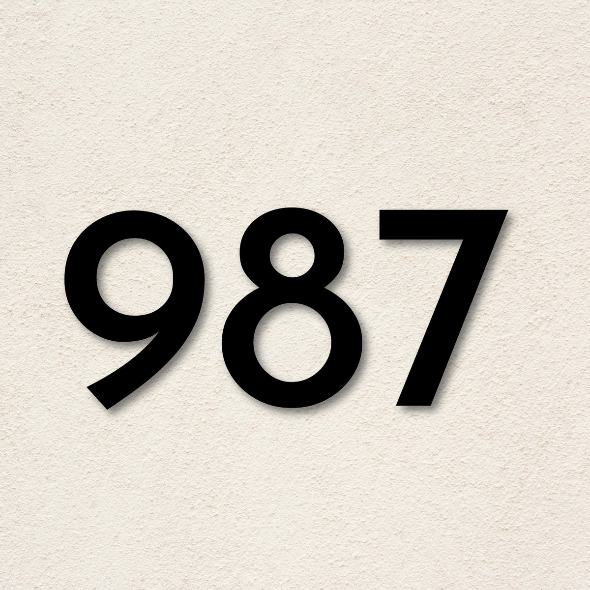 Custom Metal Numbers, Large Size Available, Individual Address Numbers, Modern Fonts