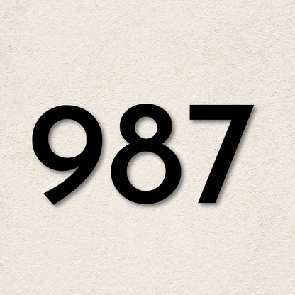 Custom Metal Numbers, Individual Numbers, Your Custom Fonts, Large Size, Color Options, Weatherproof
