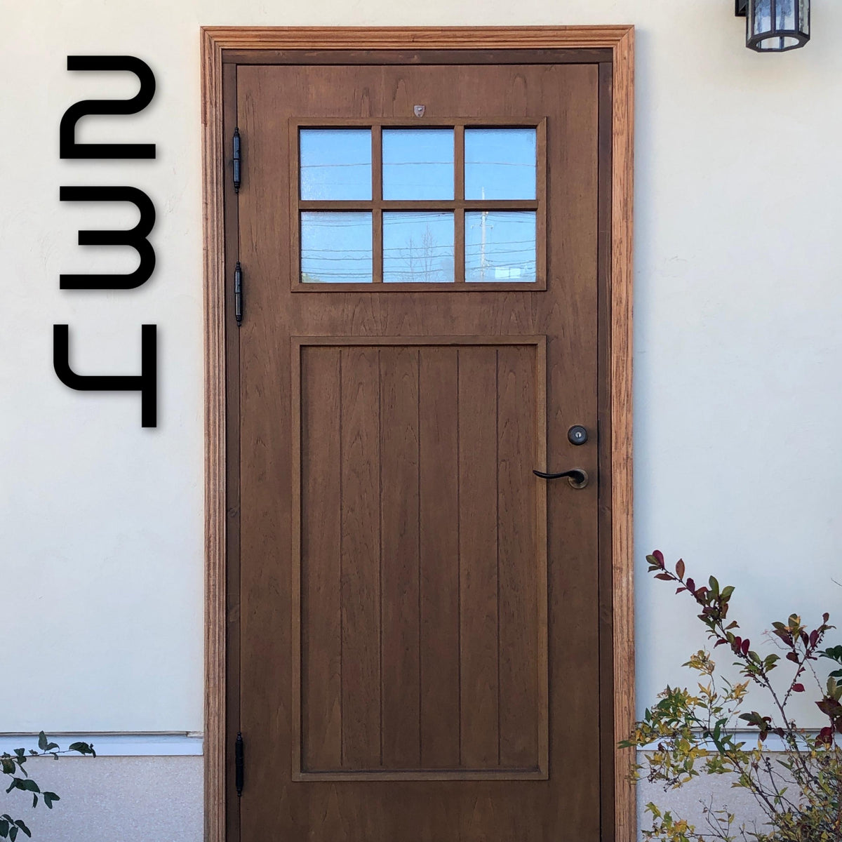 Metal Address Numbers, Large Size, Color Options, Individual Numbers, Modern Fonts, Weatherproof