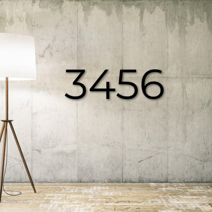 Custom Metal Numbers, Large Size Available, Individual Address Numbers, Modern Fonts