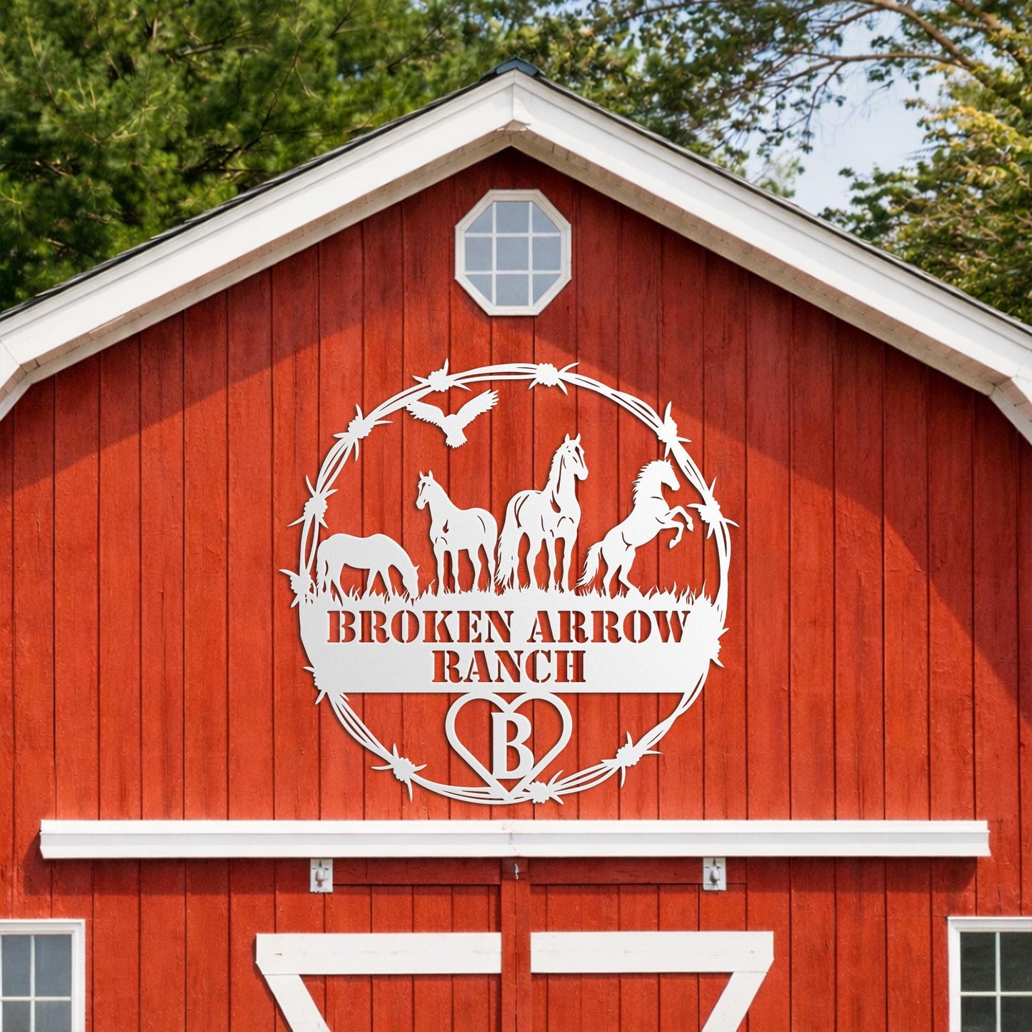 Personalized Ranch Cattle Brand Metal Sign, Custom Livestock Wall Art, Farmhouse Decor, Father's Day Gift
